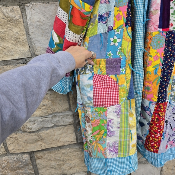 Upcycled Quilt Coat - Picture 7 of 10